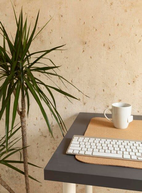 Premium Photo | The minimalistic home working desk design