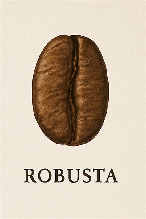 Coffee Beans Poster | Printable Coffee Chart Wall Art | Arabica Robusta