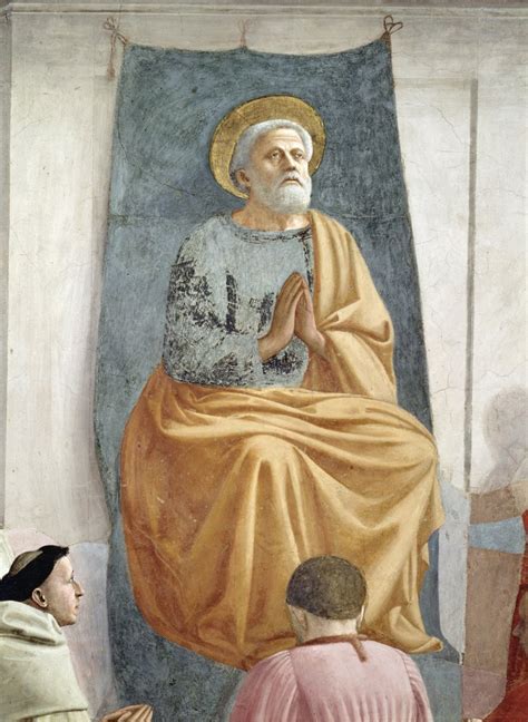 st peter enthroned   bishop  antioch detail