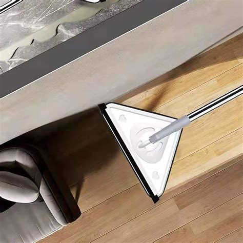 Generic Triangular Mop Mini Triangle Deep Cleaning Mop With Long Handle ...