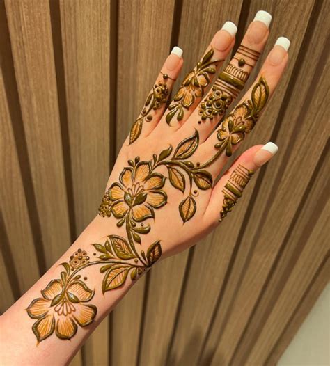 henna flower designs