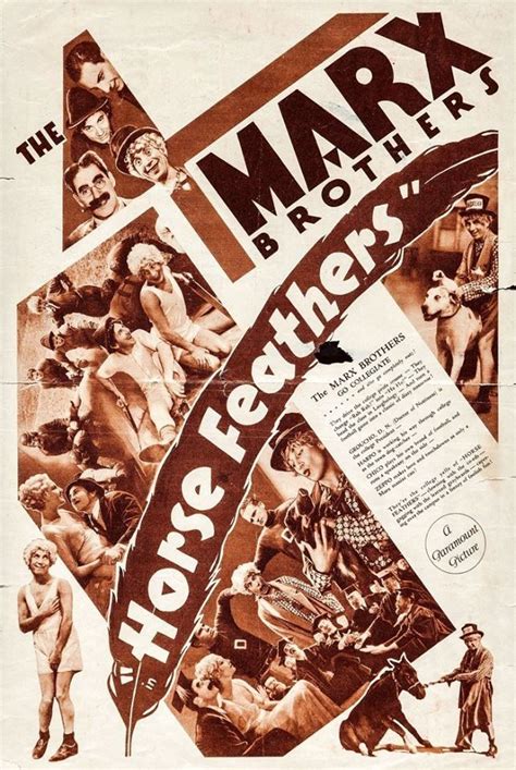 horse feathers herald marx brothers | Marx brothers, Comedians, Book cover