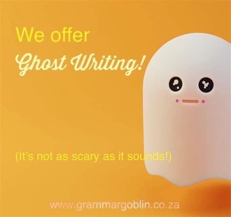 We Offer Ghost Writing - Grammar Goblin