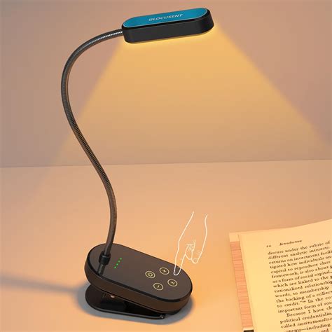Glocusent 16 LED Mini Book Light for Reading in Bed, Clip On Reading