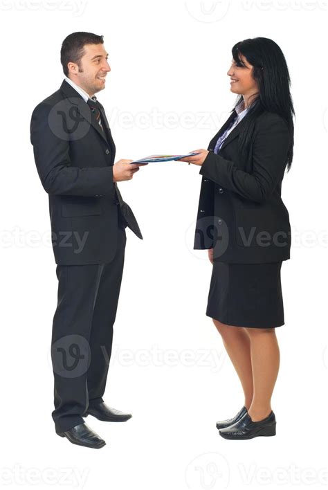 Business agreement between two people 7468830 Stock Photo at Vecteezy