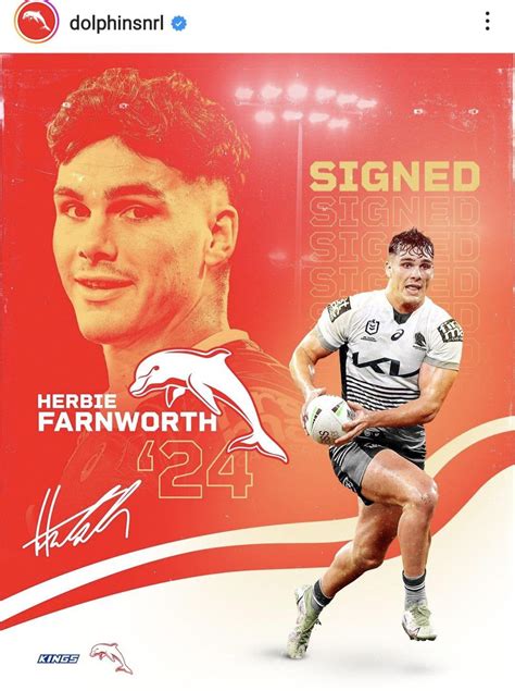 Herbie Farnworth signs with the dolphins : r/nrl