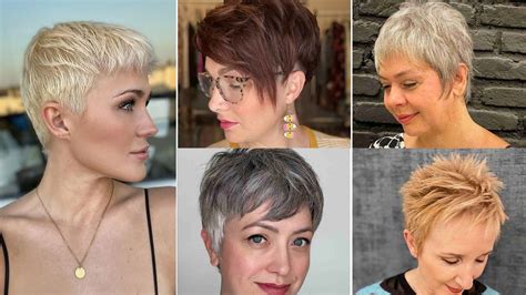 dazzling blonde pixie haircutshort haircuts  pixie cuts  ladies