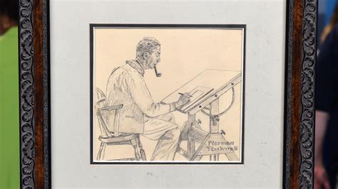 Antiques Roadshow - Appraisal: Norman Rockwell Charcoal Self-Portrait ...