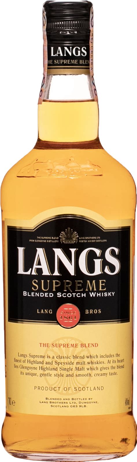 Langs Supreme - Scotch blended whiskey | Bondston
