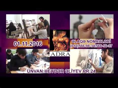 Azərbaycan Dövlət Rəssamlıq Akademiyası - YouTube
