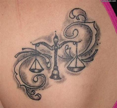 Libra Zodiac Sign Tattoos