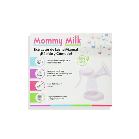 EXTRACTOR DE LECHE MANUAL MOMMY MILK - Farmacias Ave Fenix
