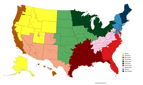 US Political Regions according to the 538 Primary Model : r/MapPorn