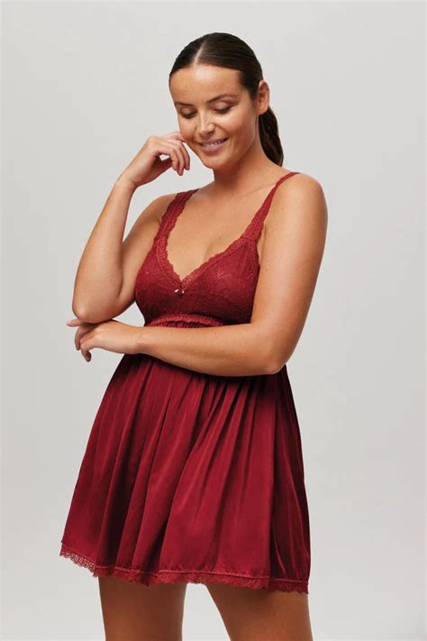 Ysabel Mora Γυναικείο Νυχτικό Lingerie Σαν Μετάξι : evalingerie