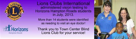 Lions Club Vision Testing