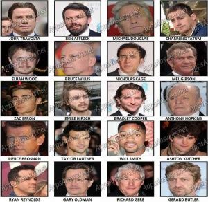 100 Pics – Actors Level 21 – 40 Answers - Apps Answers .net
