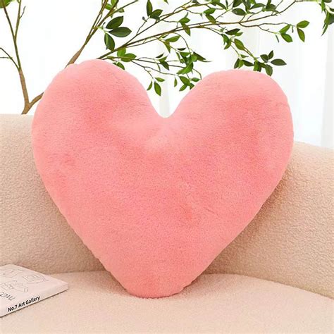 Heart Pillows,Throw Pillows Decorative Pillows for Bed Couch,Heart