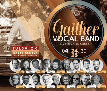 Gaither Vocal Band Reunites for Reunion LIVE 2020 – Gaither Music