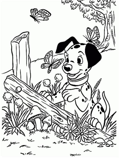 101 Dalmatians coloring page for kids - 101 Dalmatians Coloring Pages