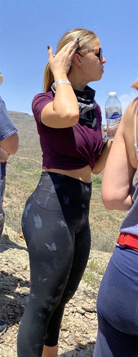Fit busty gorgeous milf with thigh gap off-roading - Spandex, Leggings
