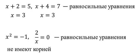 Уравнение и его корни