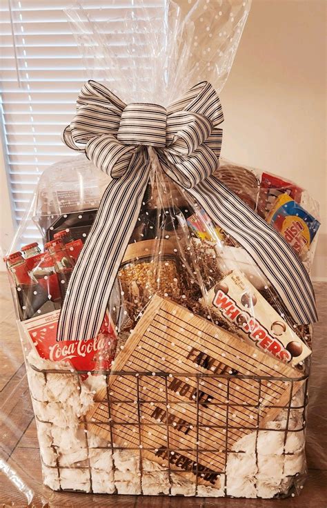 Family Movie Night Basket in 2023 | Movie night gift basket, Movie