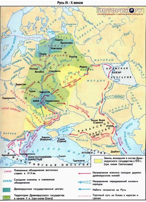 История России. Всемирная, мировая история - Русь 9-10 веков