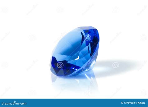 Blauwe diamant stock foto. Image of kristal, karaat, casino - 13769382