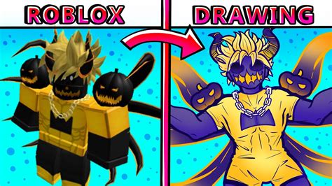 Drawing Your Spooky ROBLOX HALLOWEEN AVATARS! - YouTube