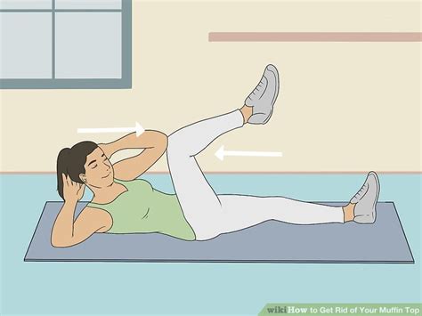 how to get rid of a muffin top