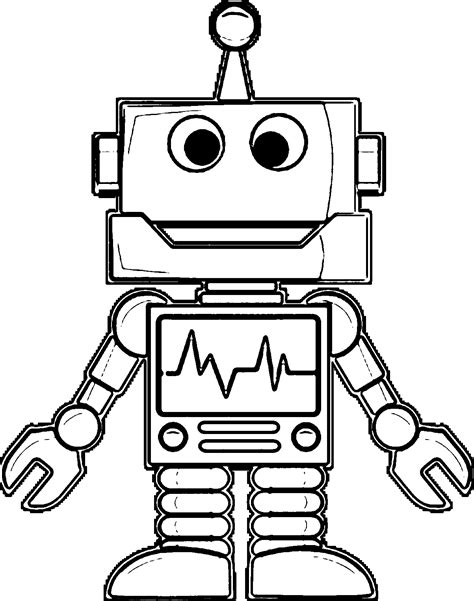 Coloring Pages Robot - Coloring Home
