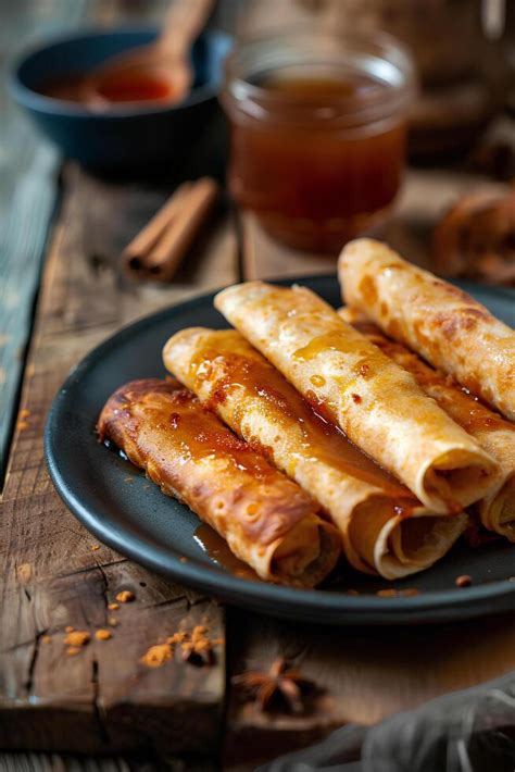 AI generated Flautas Finesse Traditional Mexican Delight with Caramel ...
