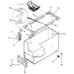 Kenmore 2539103381 chest freezer parts | Sears PartsDirect