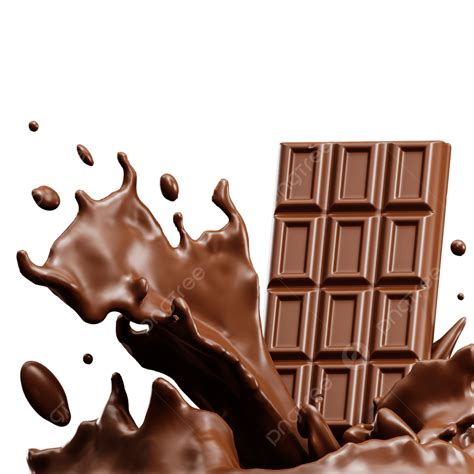 chocolate crown splash  falling pieces  bars chocolate splash