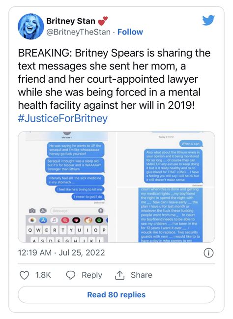 'Oops!... I Did It Again' Britney Spears Leaked The Text Message She