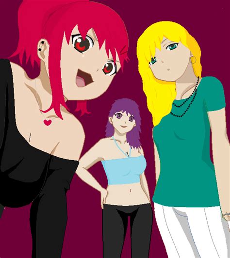 Base Edit three girls by EigthDeadlySin on DeviantArt