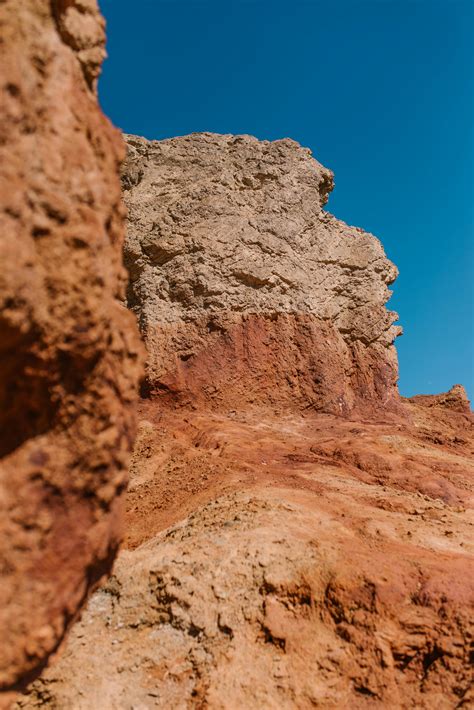 Barren Rock Formation in NatureFree Stock Photo