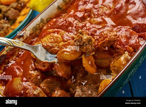 South African Bobotie Stock Photo - Alamy