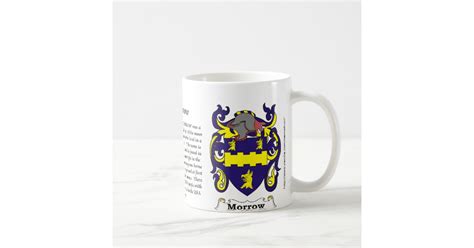Morrow Family Coat of Arms mug | Zazzle