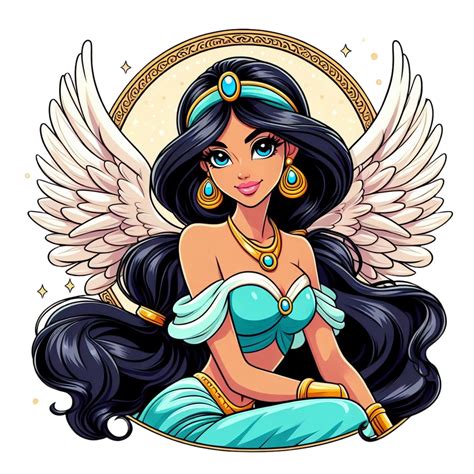 Princess Jasmine Angel Design, Aladdin Princess Png, Jasmine Png