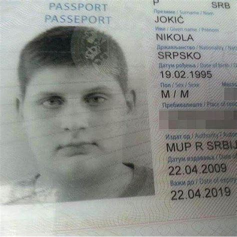 Apparently, this is Nikola Jokic's passport photo. : r/nba