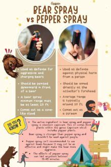 Bear Spray vs Pepper Spray: Learn Their Crucial Differences