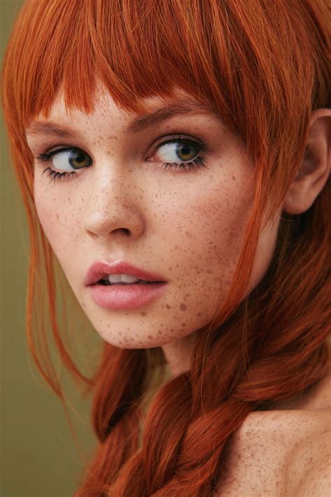 Red & Foxy on Behance | Beautiful red hair, Beautiful freckles, Red