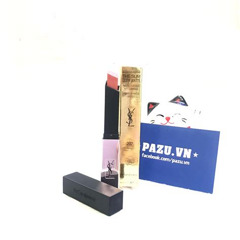 Son YSL The Slim Glow Matte 207 Illegal Rosy Nude - Pazu.vn