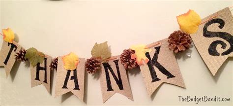 DIY Fall “GIVE THANKS” Banner - Living Chic Mom