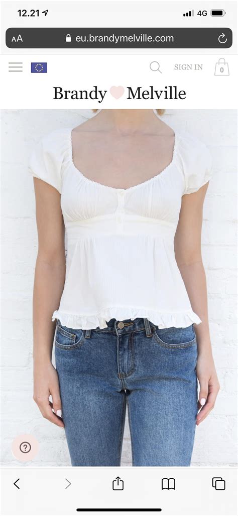 Found a dupe for the Brandy Melville Blair top : r/SHEIN_