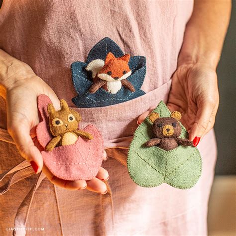 These adorable diy mini felt dolls will become favourite playmates ...