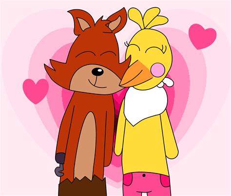 Foxy and Toy Chica by LPSSuniArt on DeviantArt