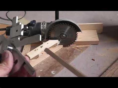 Торцовка из болгарки - YouTube