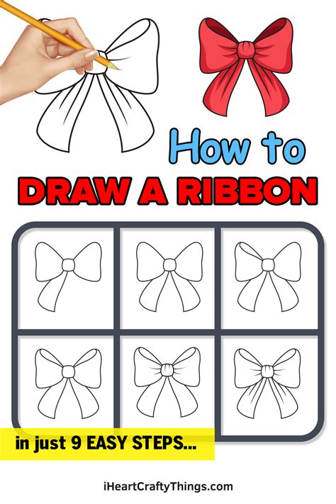 Ribbon Drawing - How To Draw A Ribbon Step By Step